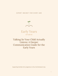 Early Years Studio — Talking So Your Child Actually Listens