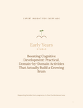 Early Years Studio — Boosting Cognitive Development