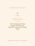 Early Years Studio — The Psychology of Picky Eating