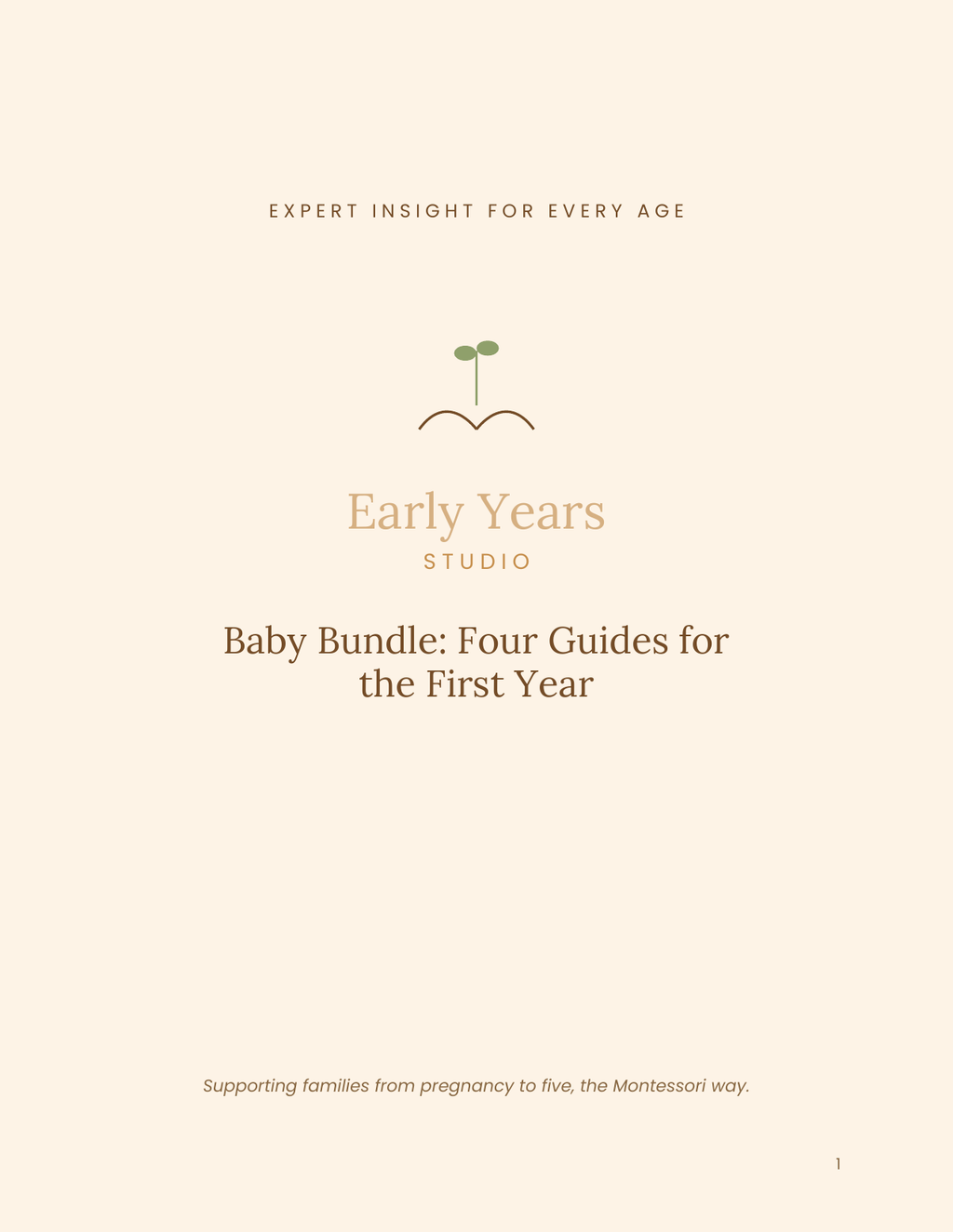 Early Years Studio — Baby Bundle (0-12 Months)