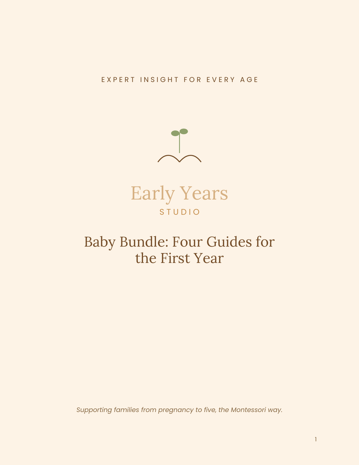 Early Years Studio — Baby Bundle (0-12 Months)