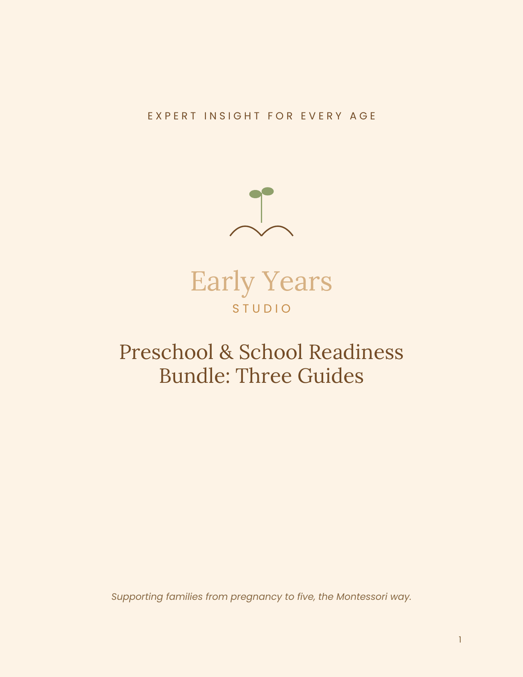 Early Years Studio — Preschool & School Readiness Bundle