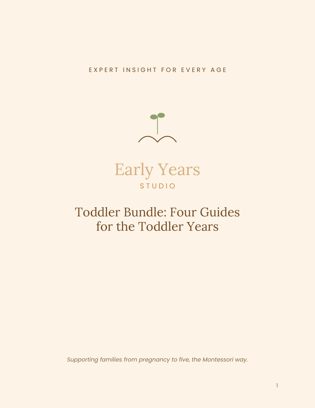 Early Years Studio — Toddler Bundle