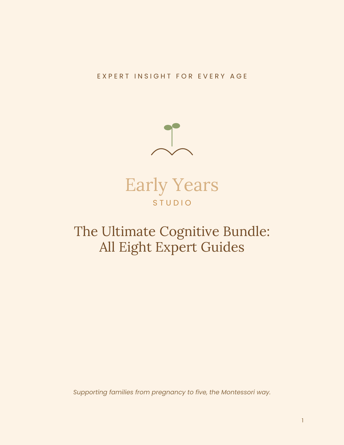 Early Years Studio — The Ultimate Cognitive Bundle